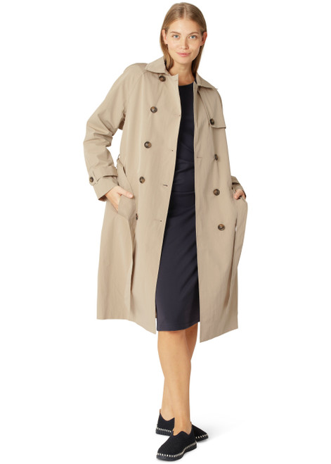 ILSE JACOBSEN 106-Wht Pepper Raincoat | RAINVISION03