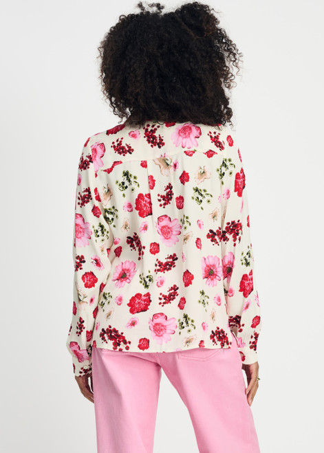 POM Blouse - Mila Bouquet Cream | SP9083