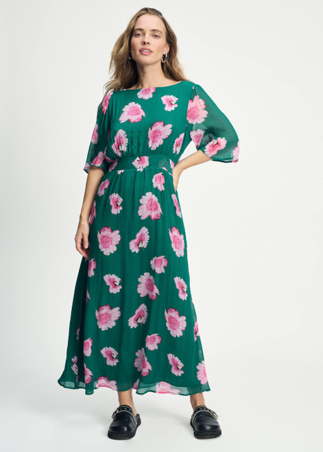 POM Dress - Meadow Flowers Green | SP9102