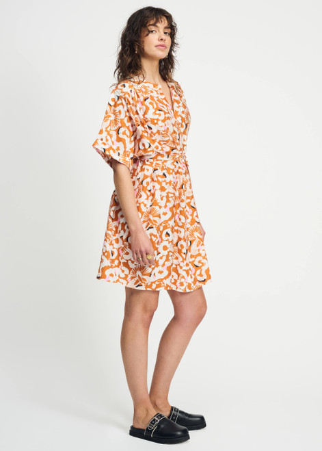 POM AMSTERDAM Orange Dress - Adventure | XSP9149