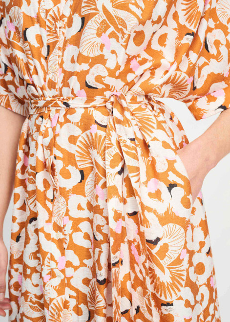 POM AMSTERDAM Orange Dress - Adventure | XSP9149