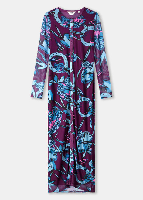 POM AMSTERDAM Purple Dress - Mystic Dinner | XSP9345