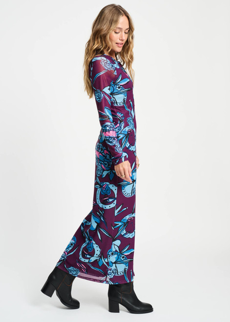 POM AMSTERDAM Purple Dress - Mystic Dinner | XSP9345