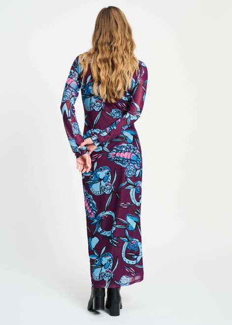POM AMSTERDAM Purple Dress - Mystic Dinner | XSP9345