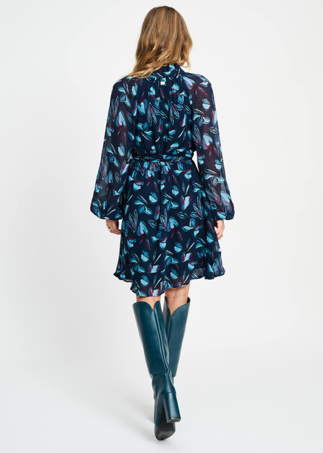 POM AMSTERDAM Blue Dress - Dashing Nights | XSP9348
