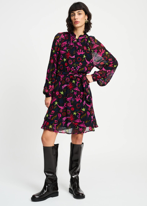 POM AMSTERDAM Multi Colour Dress - Party Delight | XSP9385