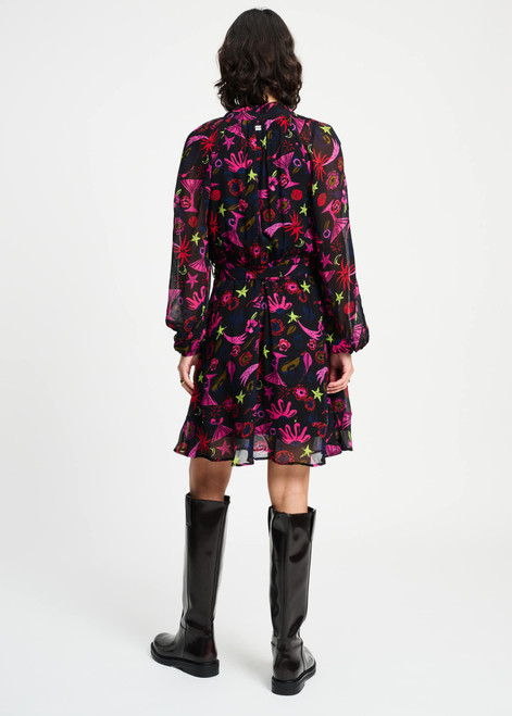 POM AMSTERDAM Multi Colour Dress - Party Delight | XSP9385