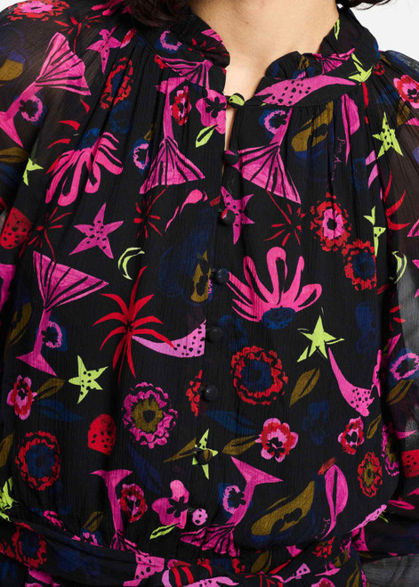 POM AMSTERDAM Multi Colour Dress - Party Delight | XSP9385