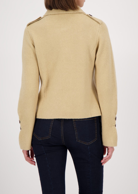 MONARI Brown Cardigan With Ruffles | 809004