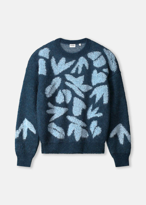 POM AMSTERDAM Blue Pullover - Dashing Nights | SP9362