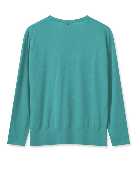 MOS MOSH Wasabi Mmtani V-Neck Knit | 158970
