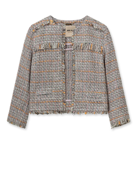MOS MOSH Ecru Mmellis Boucle Jacket | 160040