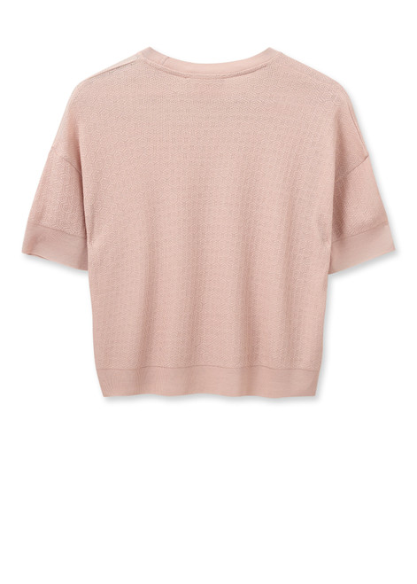 MOS MOSH Rose Smoke Mmswann O-Ss Flora Tee | 164560