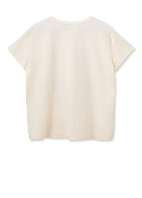 MOS MOSH Ecru Mmkarna O-Ss Tee | 165370