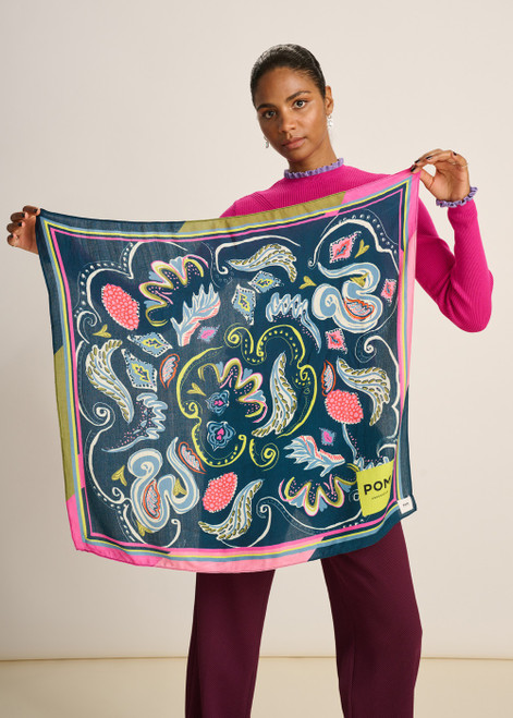 POM Shawl - Full Glow Multi | SP7504