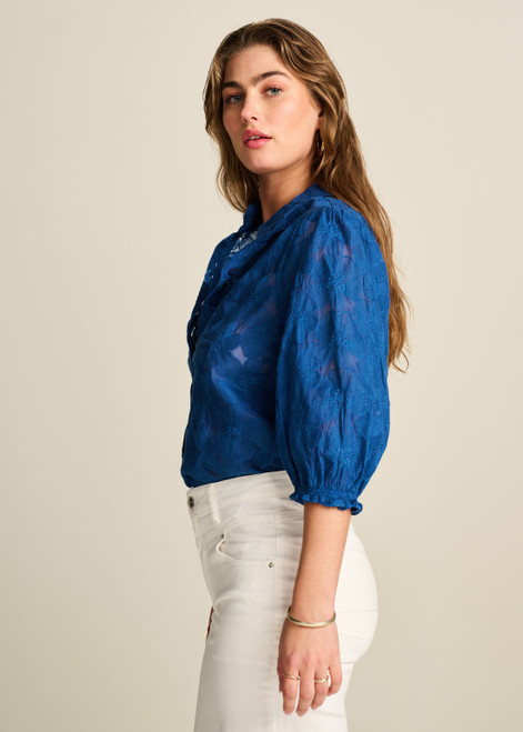 POM Ink Blue Blouse | SP7727