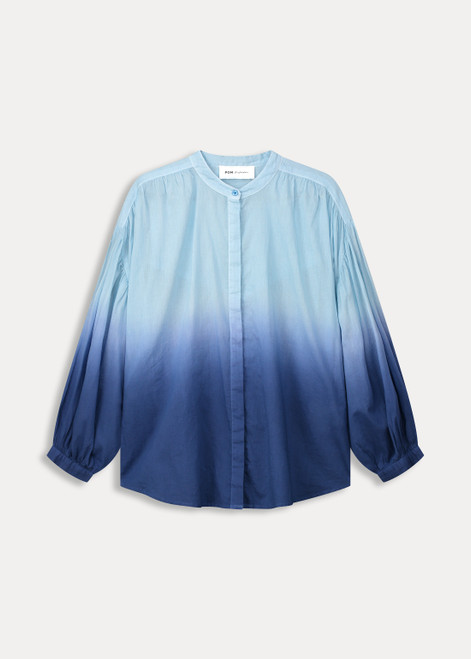 POM Faded Ink Blue Blouse