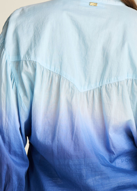 POM Faded Ink Blue Blouse
