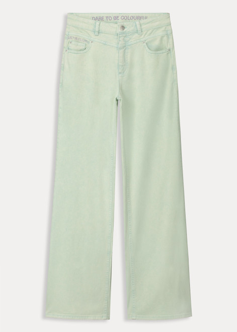 POM Wide Leg Aqua Blue Jeans | SP7775