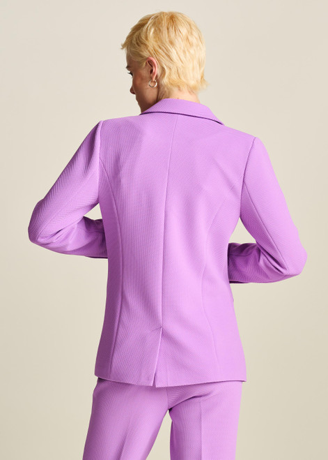 POM Pique Purple Blazer | SP7782