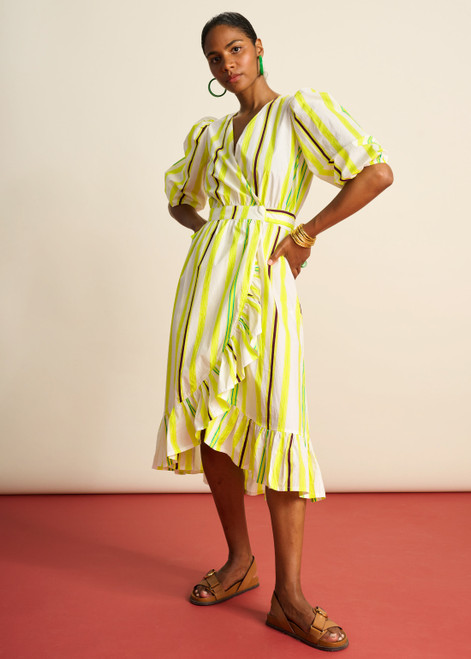 POM Striped Lemon Dress | SP7814