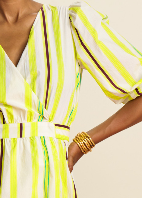 POM Striped Lemon Dress | SP7814