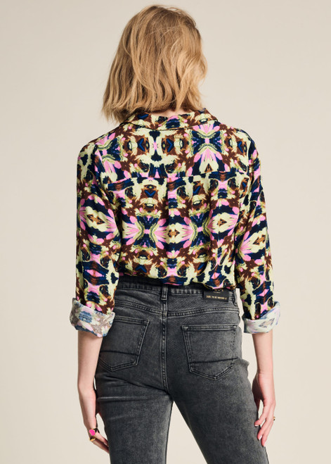 POM Blouse - Mila Butterfly Sky