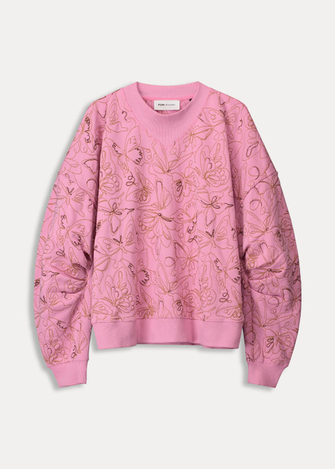 POM Sweater - Butterfly Rose Pink
