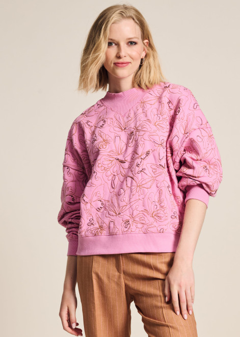 POM Sweater - Butterfly Rose Pink