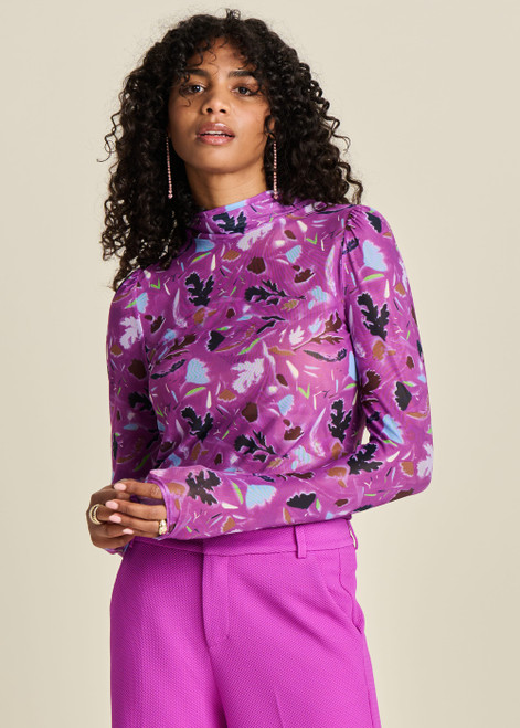 POM Turtleneck - Featherfest Cactus Pink
