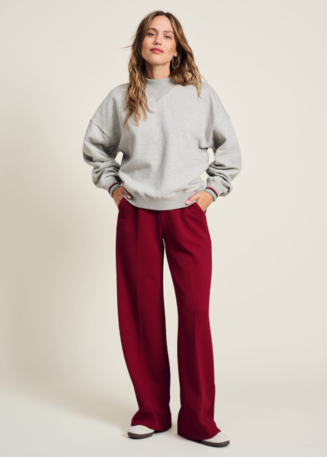 POM Sweater - Grey Melange