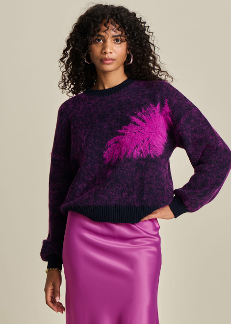 POM Pullover - Feather Midnight Blue