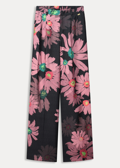 POM Pants - Big Blooming Pink