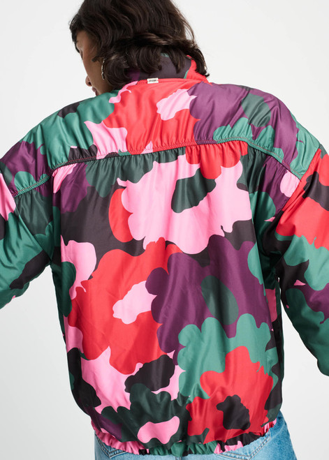 POM AMSTERDAM Multi Colour Coat - Abstract Flower | SP9329