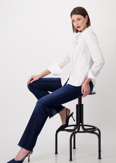 MONARI White Shirt Collar Blouse | 808232