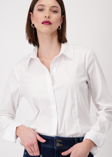MONARI White Shirt Collar Blouse | 808232