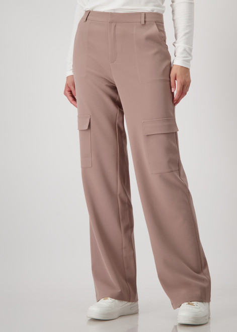 MONARI Brown Cargo Trousers With Flap Pockets | 808422
