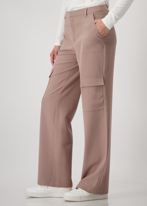 MONARI Brown Cargo Trousers With Flap Pockets | 808422