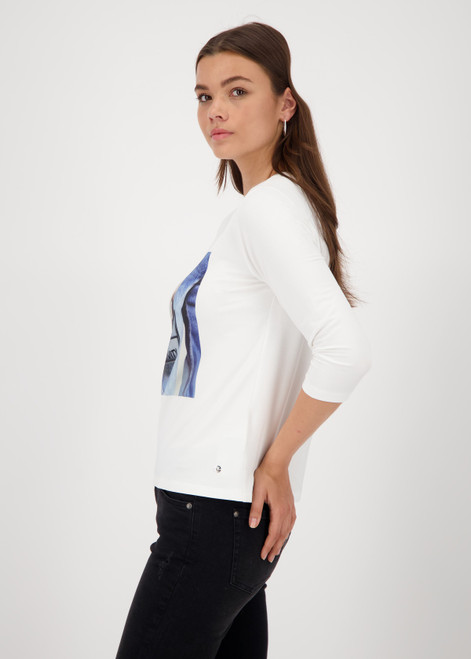 MONARI White Shirt With Lettering | 808790