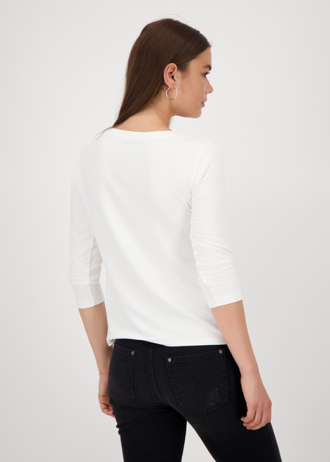 MONARI White Shirt With Lettering | 808790