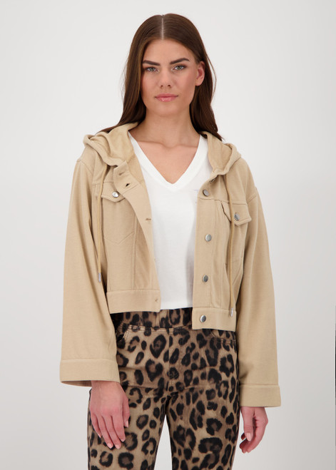 MONARI Brown Sweatshirt Jacket With Hood | 808888