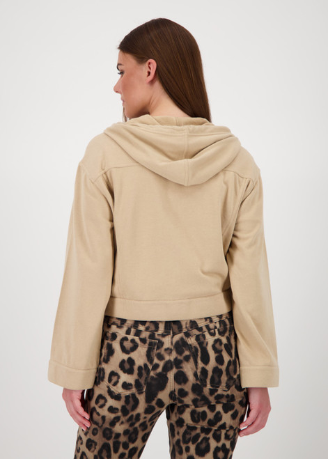 MONARI Brown Sweatshirt Jacket With Hood | 808888