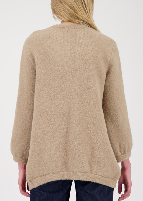 MONARI Brown Long Cardigan With A Soft Feel | 809014