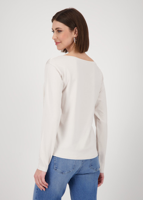 MONARI Beige Shirt-Blouse With Chest Pocket | 809095
