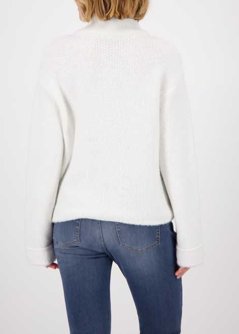 MONARI White Cardigan With Zip | 809111