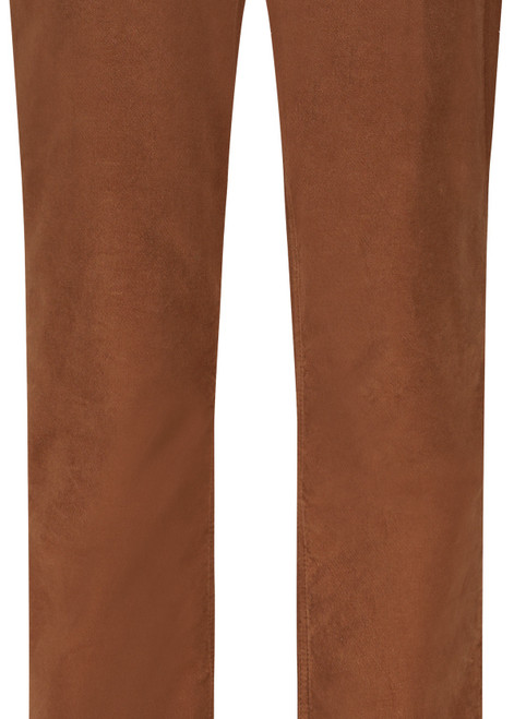 MONARI Brown Velours Pants | 809226
