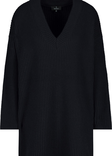 MONARI Black Long Knitted Jumper | 809576