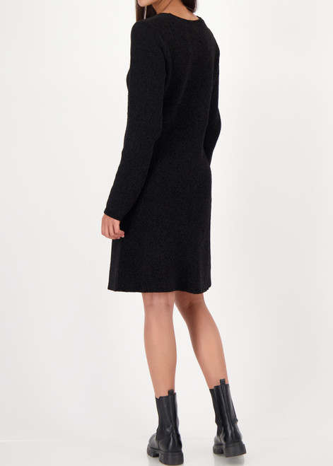 MONARI Black Knitted Dress Made Of Chenille Yarn | 809645