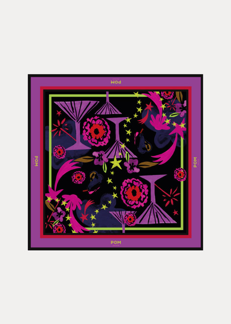 POM AMSTERDAM Multi Colour Shawl - Party Delight | SP9410