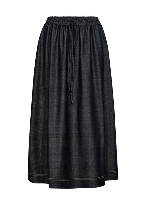 MOS MOSH Black Poy Cilla Skirt | 174050